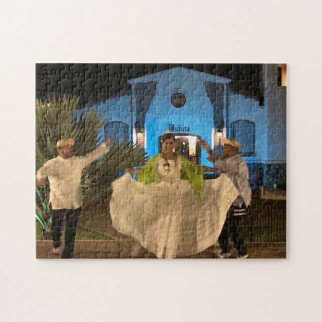 Traditional Costumed Folk Dancers, Panama Jigsaw Puzzle (Horizontal)