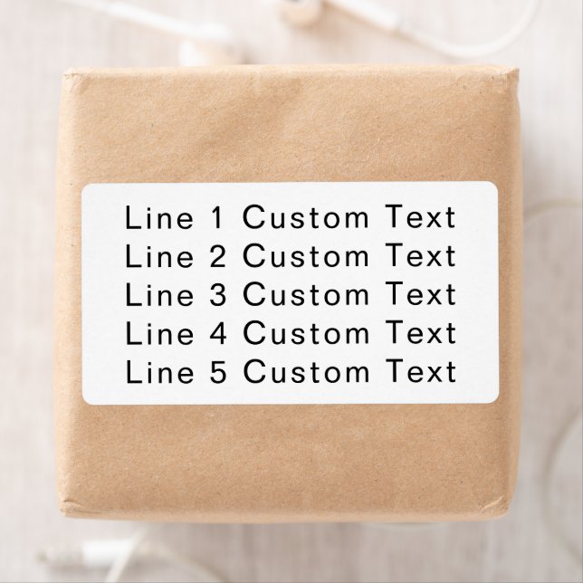 Traditional Custom Business 5 Lines of Serif Text (Insitu)