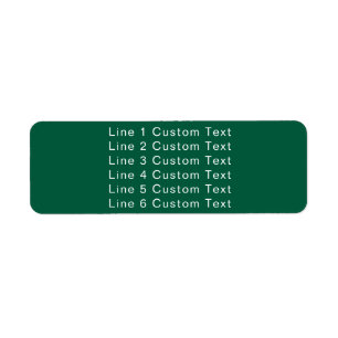 Traditional Custom Business 6 Lines of Serif Text