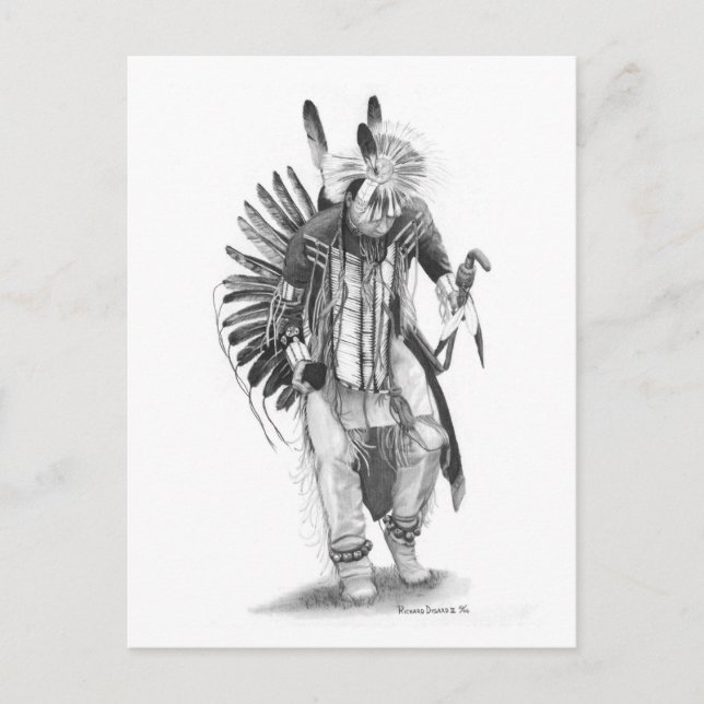 Traditional Dancer Postcard (Front)