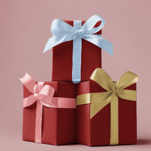 Traditional - Dark Red - Wrapping Paper Sheets