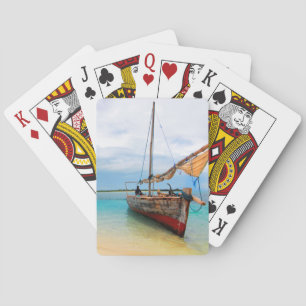 Traditional Dhow, Zanzibar, Tanzania Playing Cards