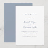 Traditional Dusty Blue Formal Elegant Wedding