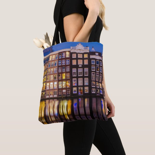 Traditional Dutch Architecture Tote Bag (Close Up)