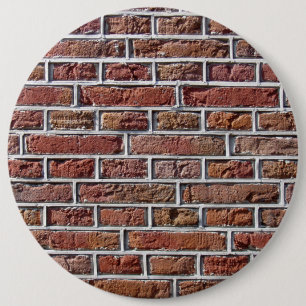 Traditional Dutch Brickwork Pointing Photo 6 Cm Round Badge