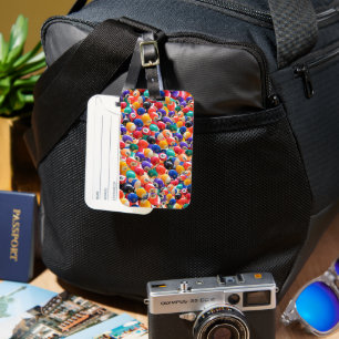 Traditional Eightball Colours, Luggage Tag