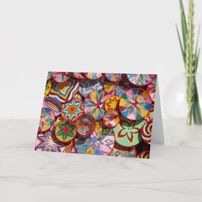 Traditional Ethiopian Baskets Card (Front)