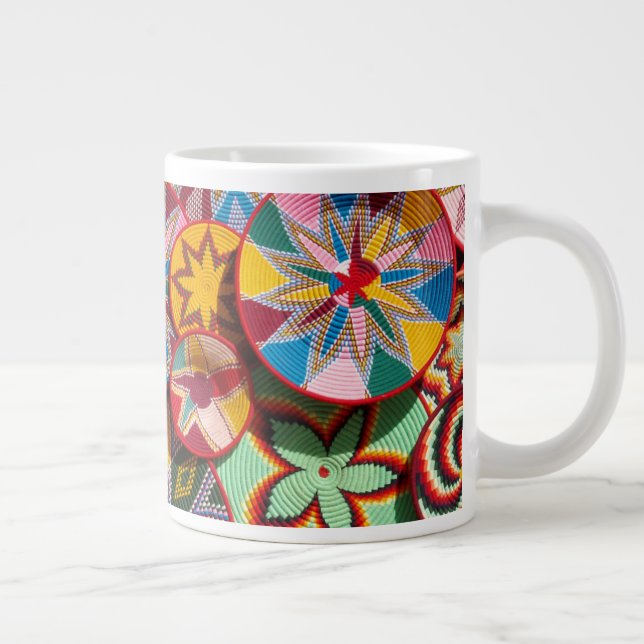 Traditional Ethiopian Baskets Large Coffee Mug (Right)