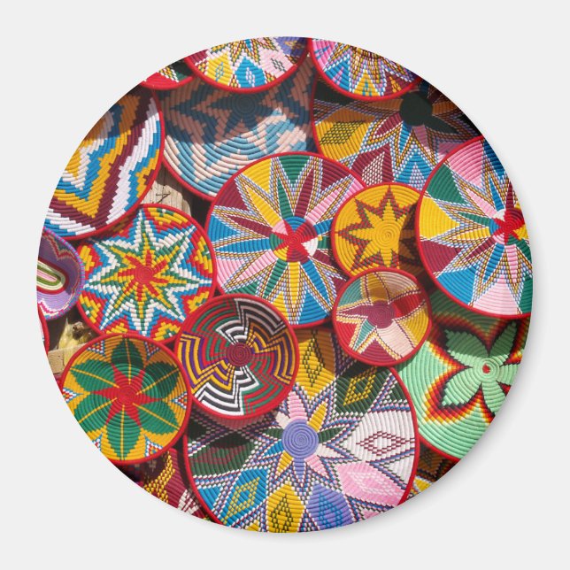 Traditional Ethiopian Baskets Magnet (Front)