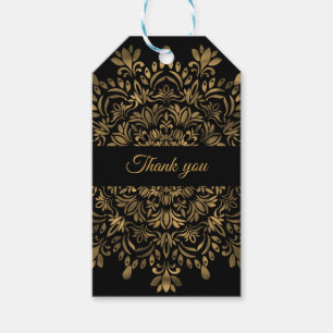 Traditional ethnic yet stylish gold like mandala gift tags