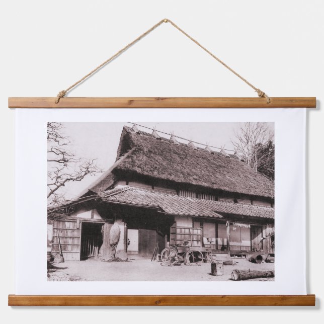 Traditional Farmhouse of Mimasaka Hanging Tapestry (Front)