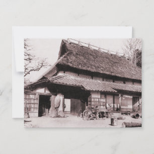 Traditional Farmhouse of Mimasaka Postcard