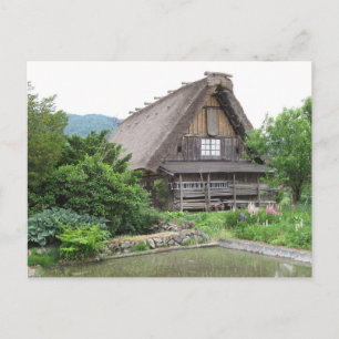 Traditional Farmhouse: Shirakawa-go, Japan Postcard