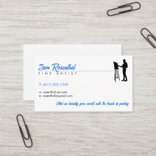 Traditional Fine Artist   Painter Business Card