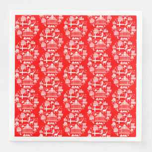 Traditional Finnish Christmas Decor Napkin