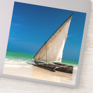 Traditional fishing boat on the beach