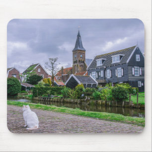Traditional fishing village Marken in Netherlands Mouse Mat