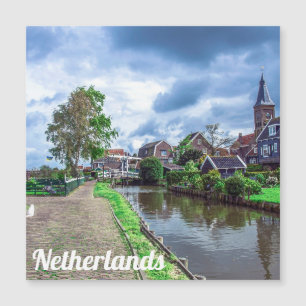 Traditional fishing village Marken, Netherlands