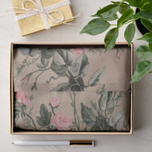 Traditional Floral Fabric Photo Tissue Paper