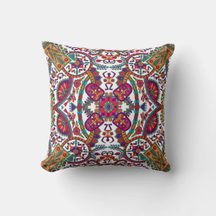 Traditional Folk Art Designart,ethnic,background,c Cushion