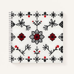 Traditional Folk Embroidery Pattern   Heritage Spi Notebook