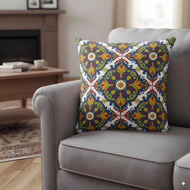 Traditional folklore motif cushion (Creator Uploaded)