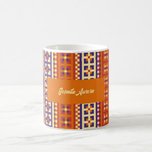 Traditional Geometric Ethnic Motif Coffee Mug