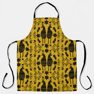 Traditional Germanic Folk Art Bird Apron