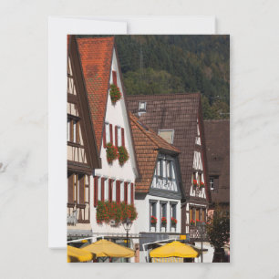Traditional Germany Houses Thank You Card