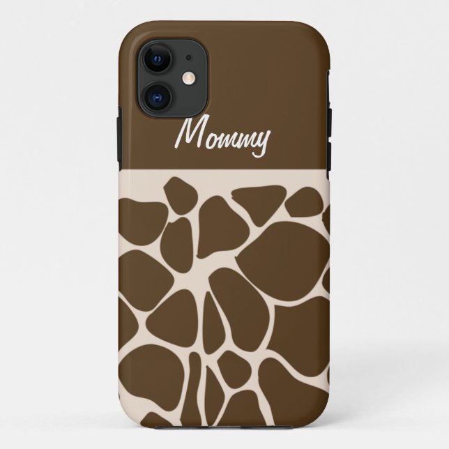 Traditional Giraffe Print iPhone 5 Casemate Case (Back)
