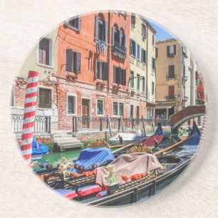 Traditional gondola in Venice Coaster