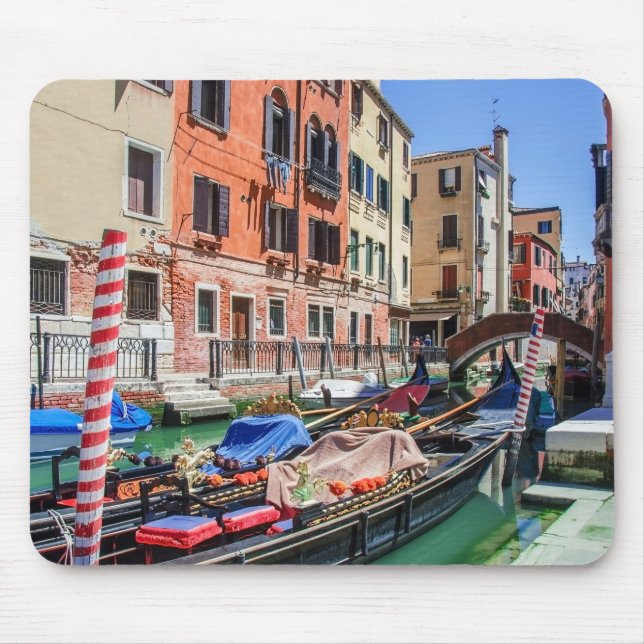 Traditional gondola in Venice Mouse Mat (Front)