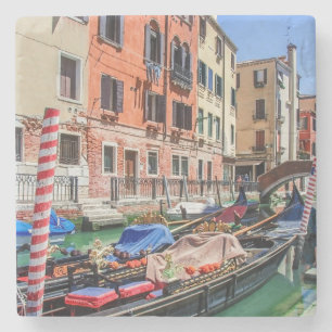 Traditional gondola in Venice Stone Coaster
