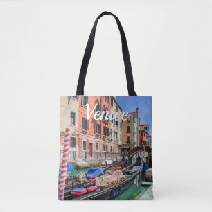 Traditional gondola in Venice Tote Bag