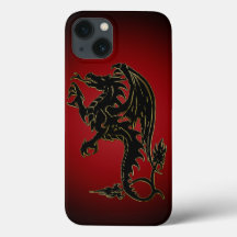 Traditional Gradient Dragon iPhone X Case