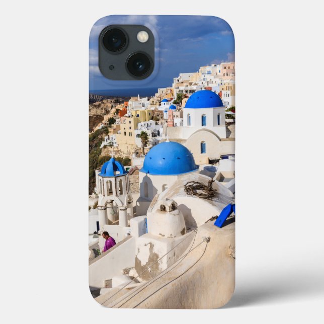 Traditional Greek Houses Case-Mate iPhone Case (Back)