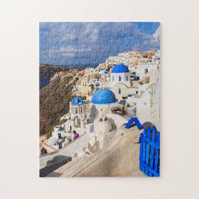 Traditional Greek Houses Jigsaw Puzzle (Vertical)
