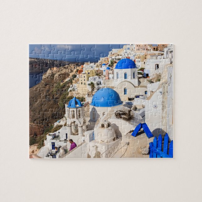 Traditional Greek Houses Jigsaw Puzzle (Horizontal)