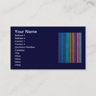 Traditional Guatemala fabric weave Business Card