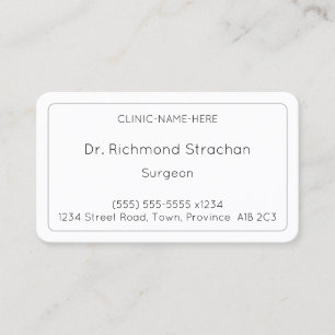 Traditional Health Care Specialist Business Card