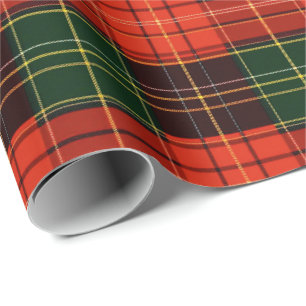 Traditional Holiday Plaid Wrapping Paper