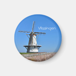 Traditional holland windmill magnet