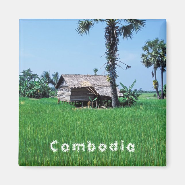Traditional house - Cambodia Magnet (Front)