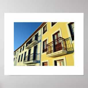 Traditional Houses: Angra do Heroismo, Azores Poster