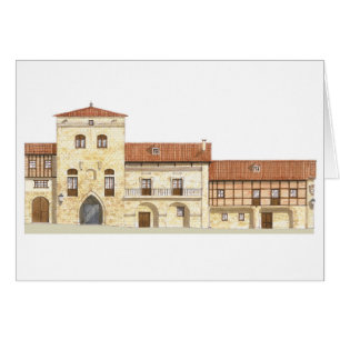 Traditional houses. Santillana del Mar