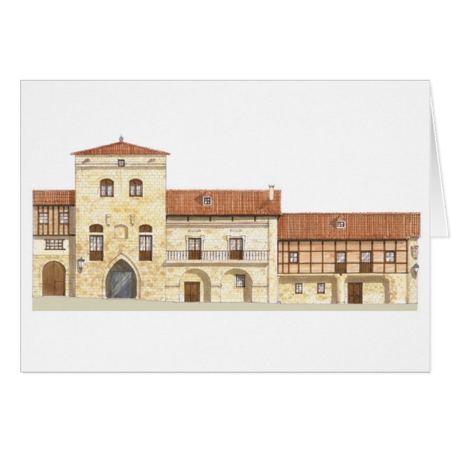 Traditional houses. Santillana del Mar (Front Horizontal)