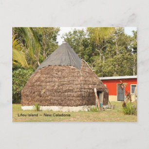 Traditional Hut, Lifou Island, New Caledonia Postcard