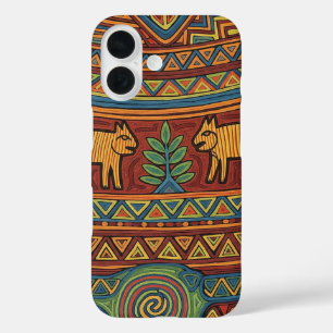 TRADITIONAL IGOROT ART DESIGN iPhone 16 CASE