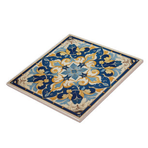 Traditional India Traditional Ornamental Art 7 Tile