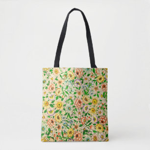 Traditional Indian floral pattern Tote Bag